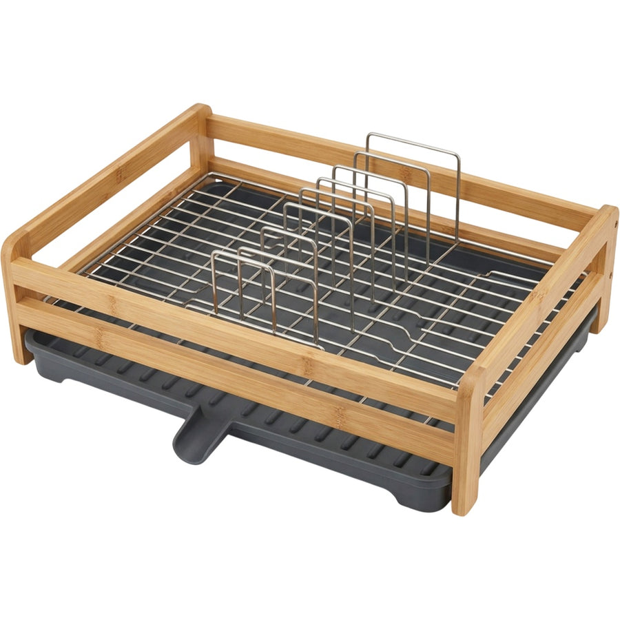 Basl Bamboo Dish Draining Rack 43 x 32 cm Natural