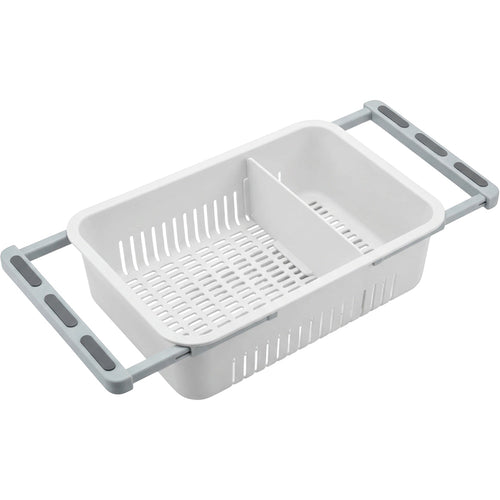 Basl Expandable In-Sink Draining Basket 38-50 cm White - Product view