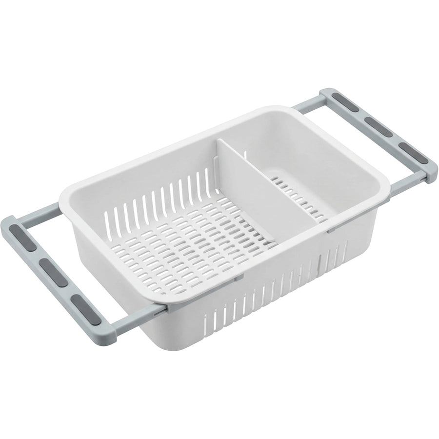 Basl Expandable In-Sink Draining Basket 38-50 cm White